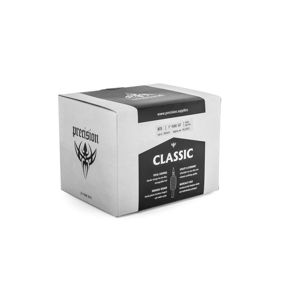 Classic Tube & Grip Sets — 1" Black Disposable Grip — Box of 25 - Image 4