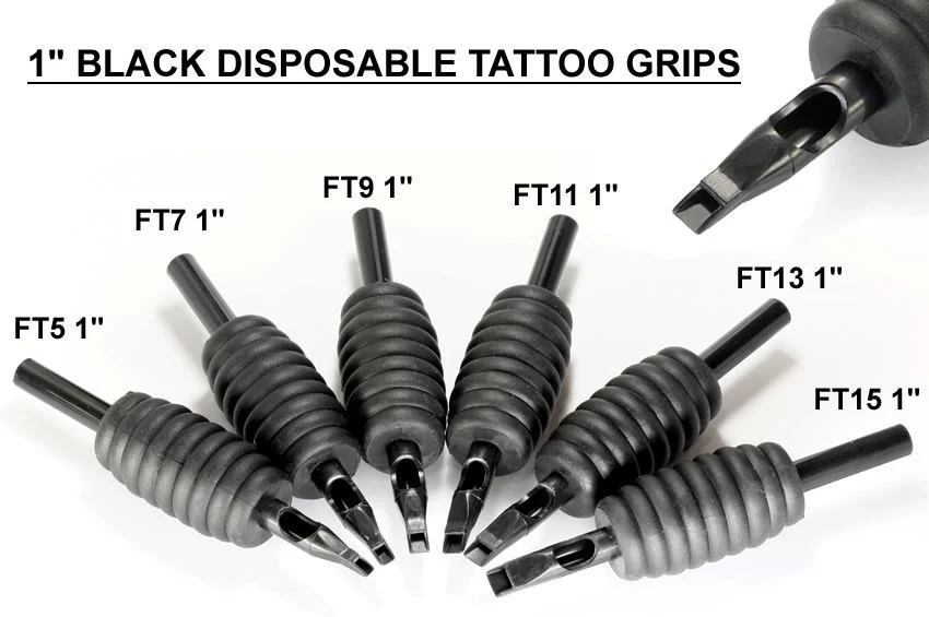 Classic Tube & Grip Sets — 1" Black Disposable Grip — Box of 25 - Image 6