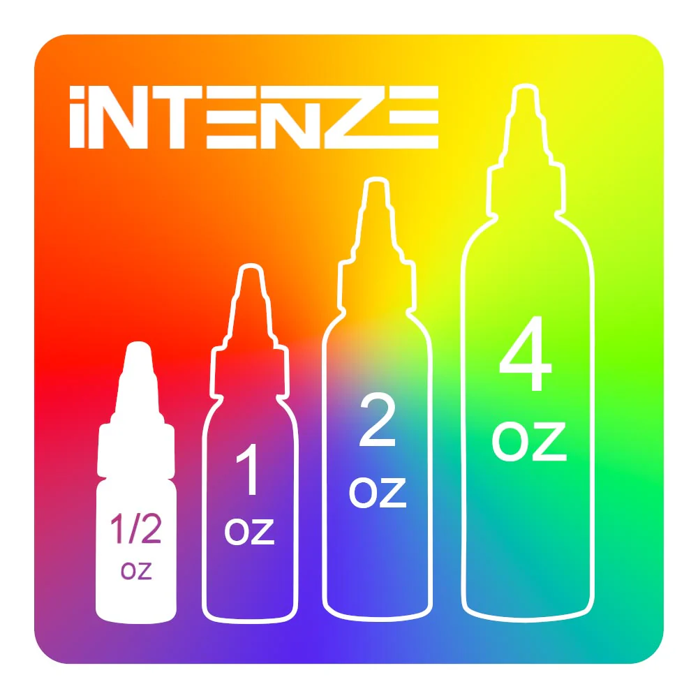 1 Bottle of Intenze Tattoo Ink - 1/2oz - Pick Your Color