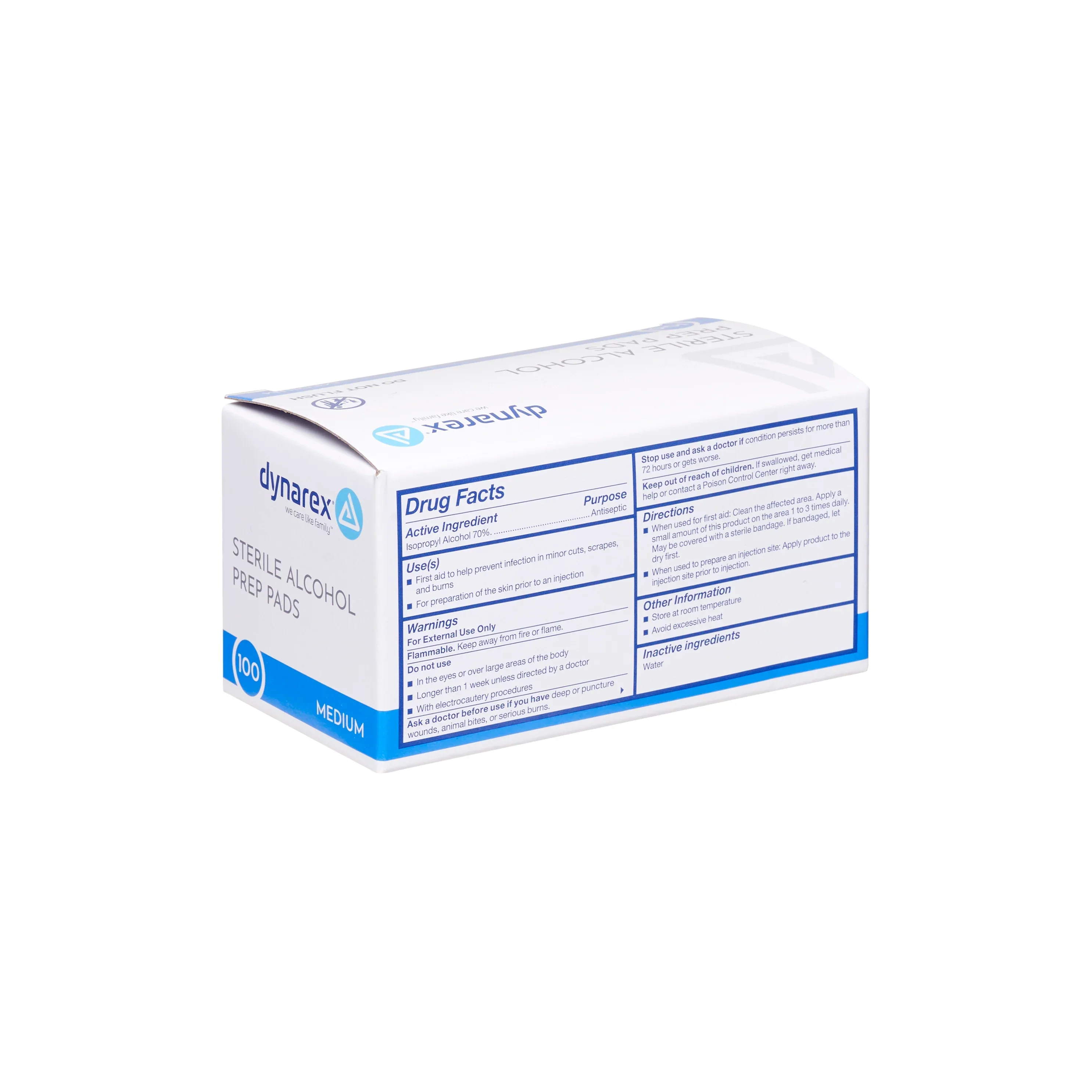Alcohol Prep Pads Box - Medium - Price Per Box of 100 - Image 4