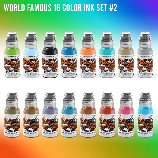 104 Color Set — World Famous Tattoo Ink — 1oz - Image 10