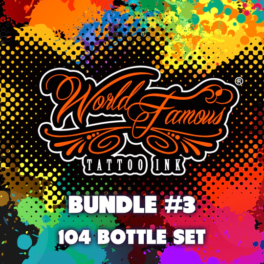 104 Color Set — World Famous Tattoo Ink — 1oz - Image 2