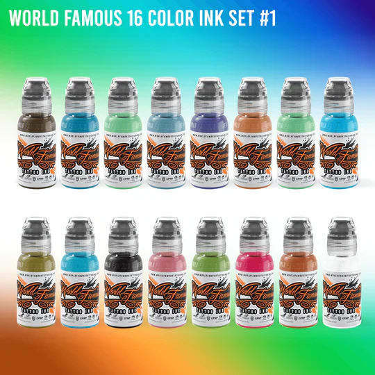 104 Color Set — World Famous Tattoo Ink — 1oz - Image 3