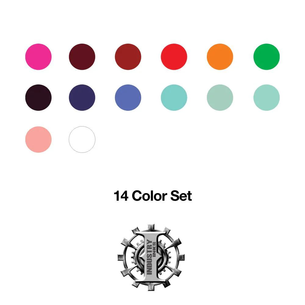 14 Color Set — Industry Inks — Pick Size - Image 2