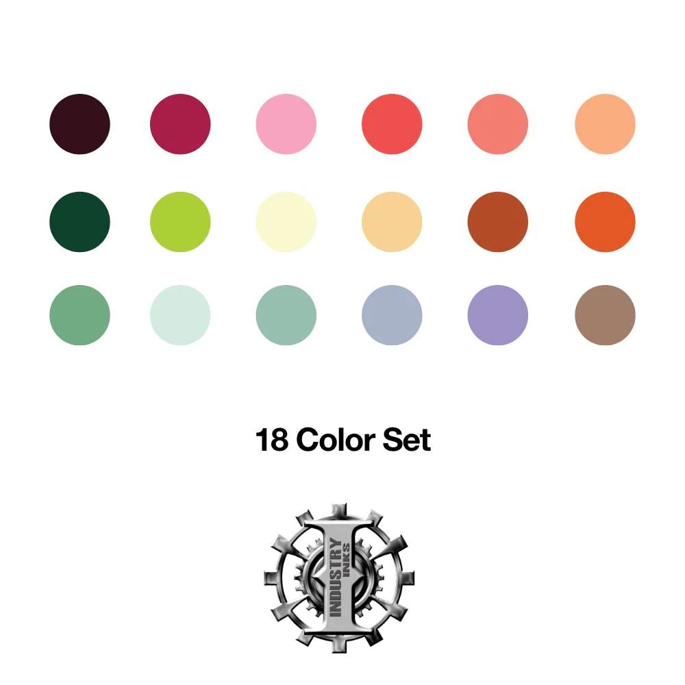 18 Color Set — Industry Inks — Pick Size - Image 2