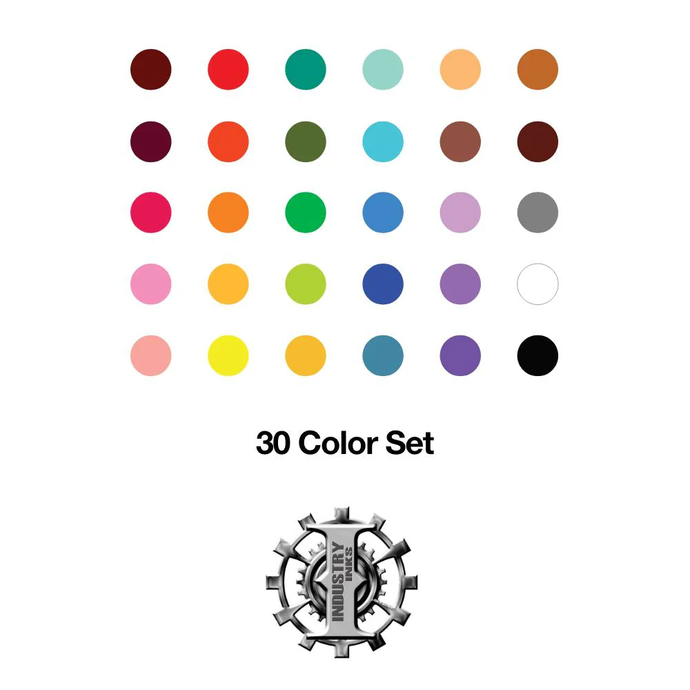 30 Color Set — Industry Inks — Pick Size - Image 2