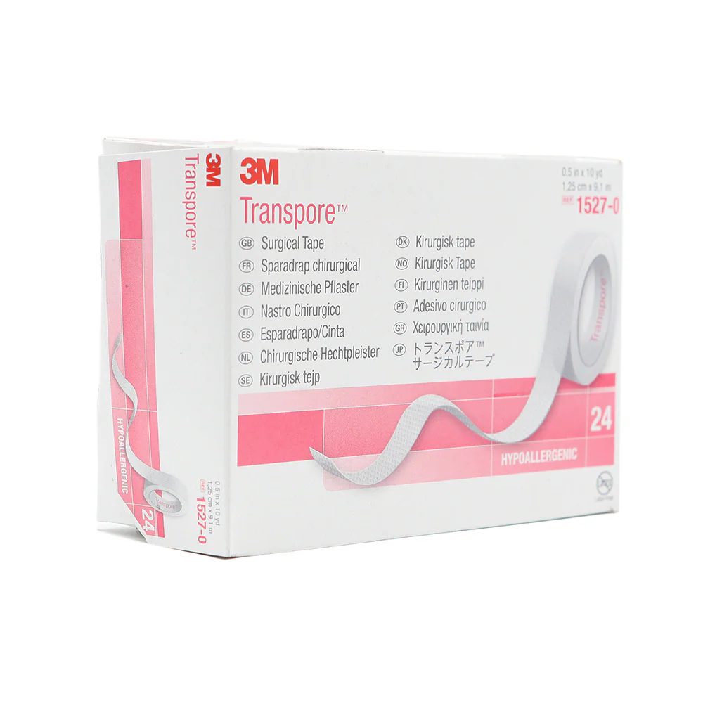 3M Transpore (Clear) Surgical Tape - 1/2"