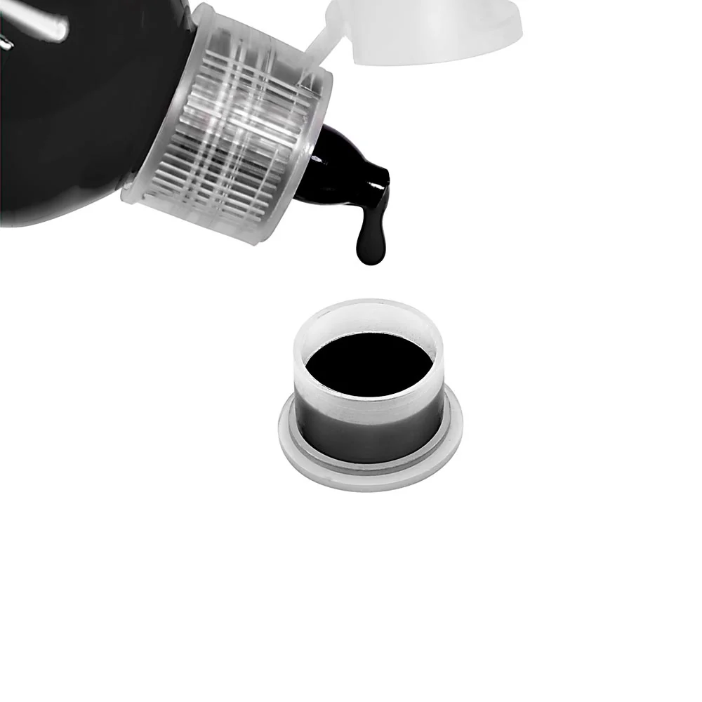 500 Saferly Ink Cups with Base Size # 16 for Tattoo Ink - Image 7