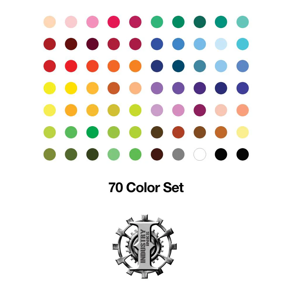 70 Color Set — Industry Inks — Pick Size - Image 2
