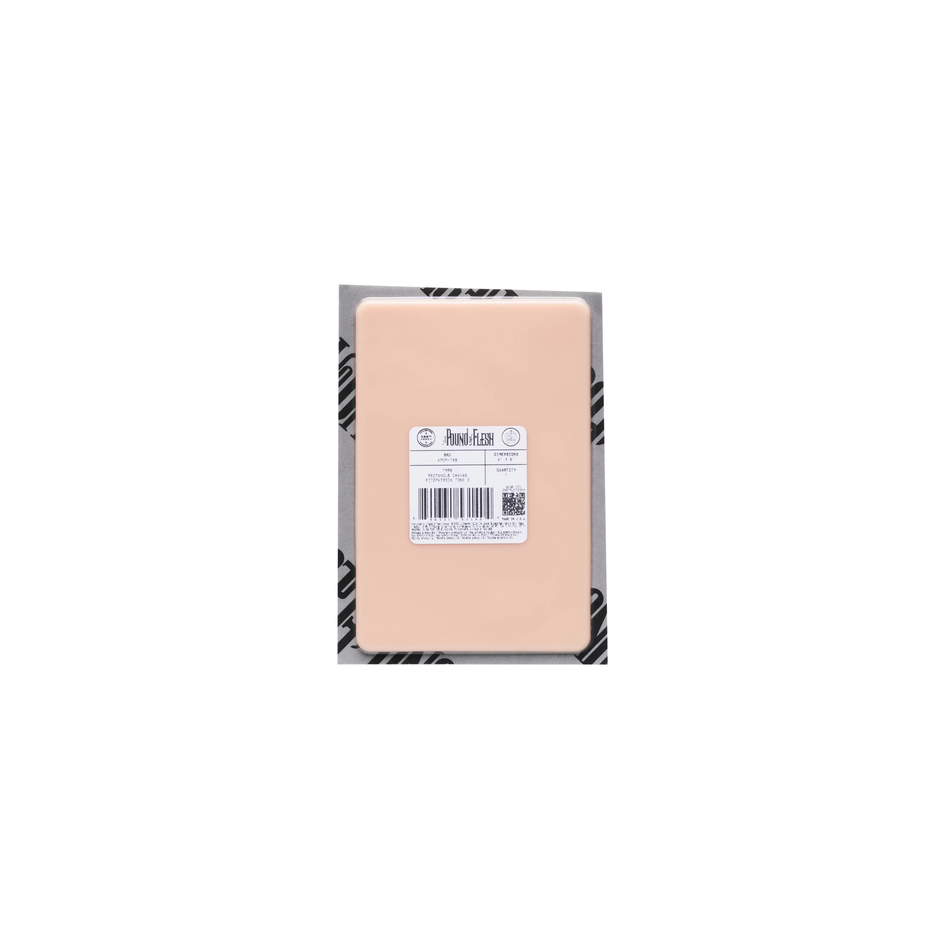 A Pound of Flesh Flat Canvas —  4" x 6" — Single or Pack - Image 2