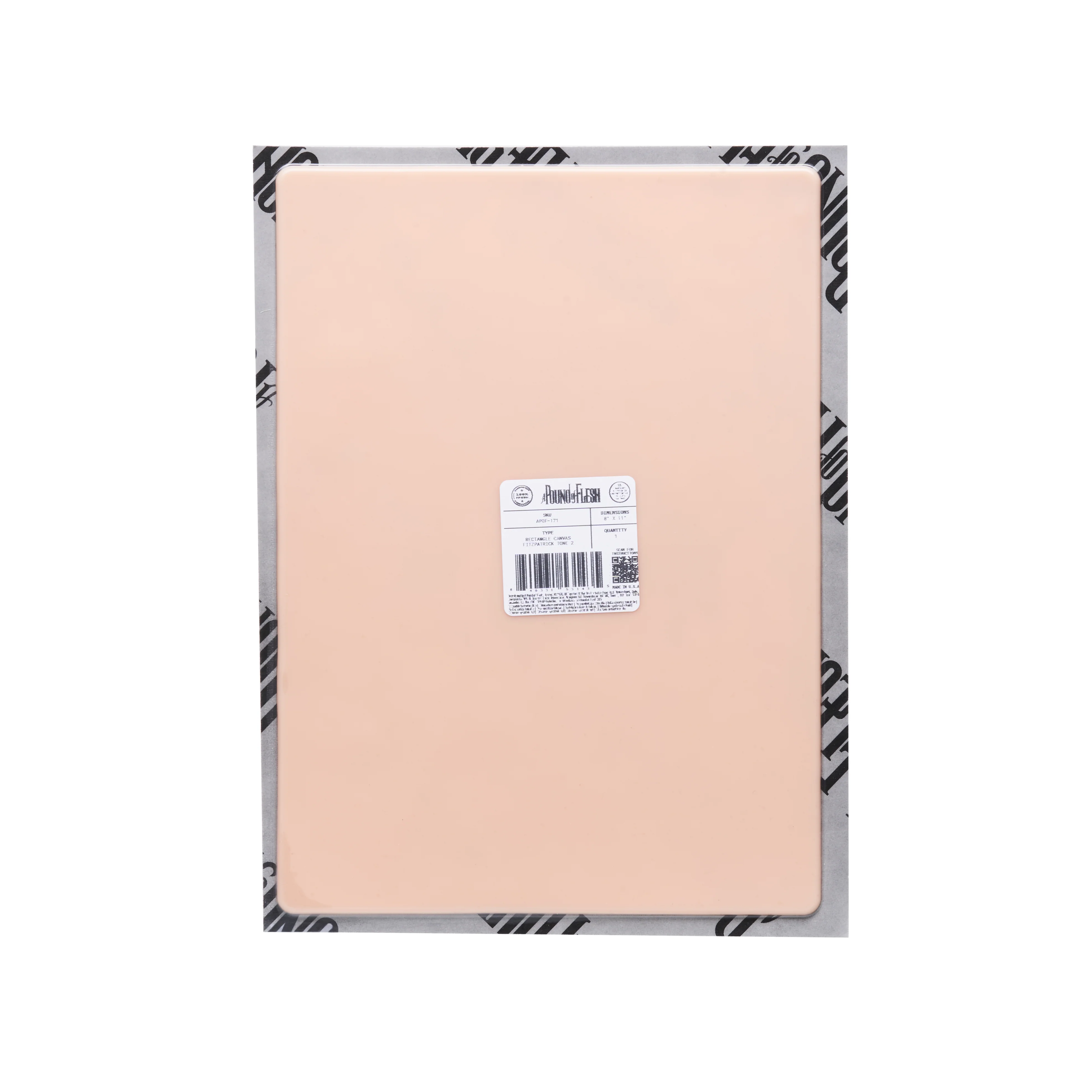 A Pound of Flesh Flat Canvas — 8" x 11" —  Single or Pack - Image 2
