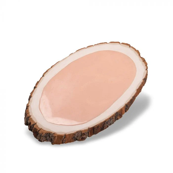 A Pound of Flesh Gallery Series Tattooable Synthetic Round Wooden Plank — Large - Image 2