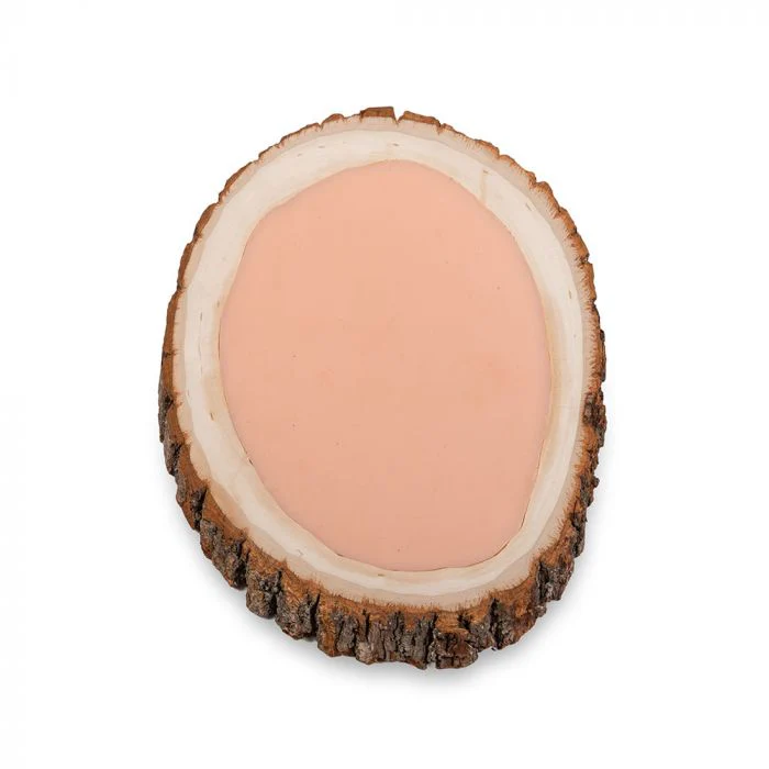 A Pound of Flesh Gallery Series Tattooable Synthetic Round Wooden Plank — Small