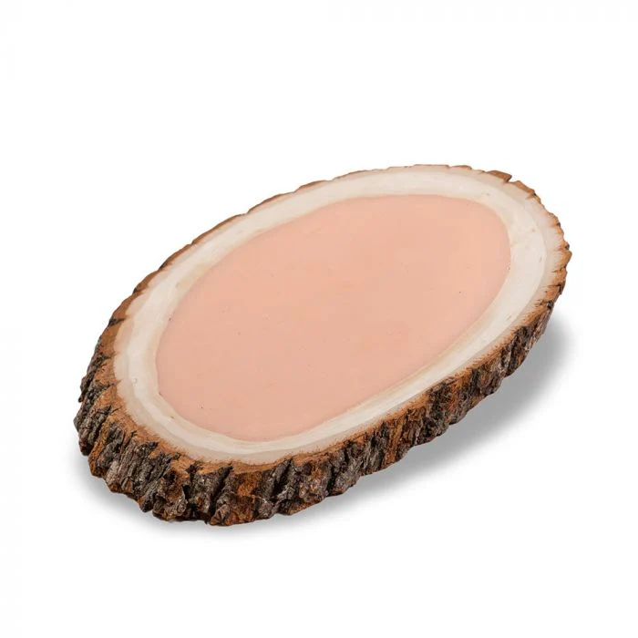 A Pound of Flesh Gallery Series Tattooable Synthetic Round Wooden Plank — Small - Image 2