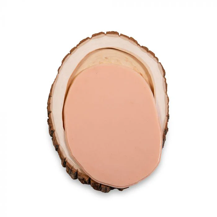 A Pound of Flesh Gallery Series Tattooable Synthetic Round Wooden Plank — Small - Image 3