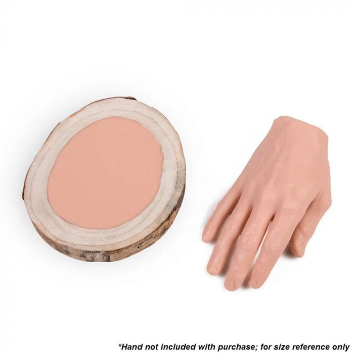 A Pound of Flesh Gallery Series Tattooable Synthetic Round Wooden Plank — Small - Image 7