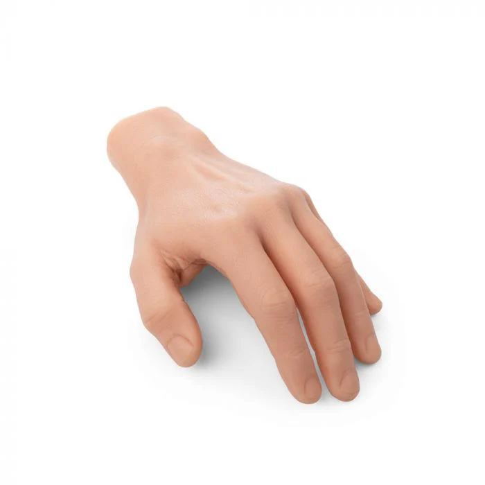 A Pound of Flesh Silicone Synthetic Hand with Wrist — Right or Left — Pick Skin Tone - Image 4