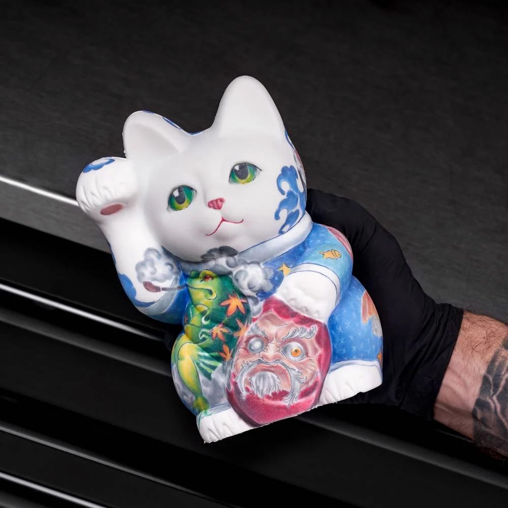 A Pound of Flesh Tattooable Lucky Cat — Pick Color - Image 4