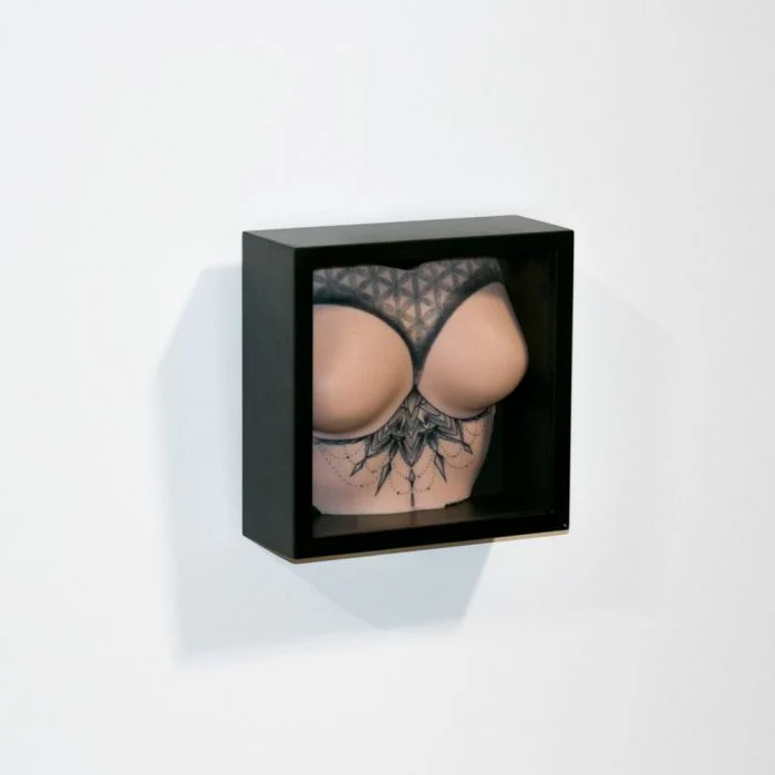 A Pound of Flesh Tattooable Synthetic Breasts with Torso - Image 5