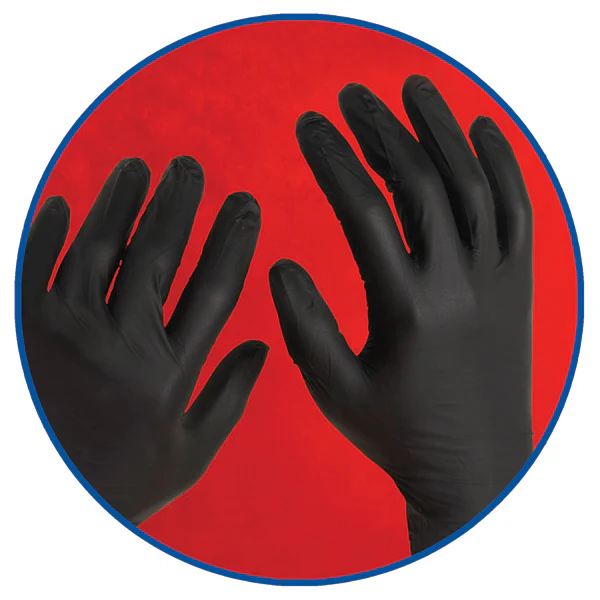 Adenna Night Angel - Black Nitrile Exam Gloves - Image 4