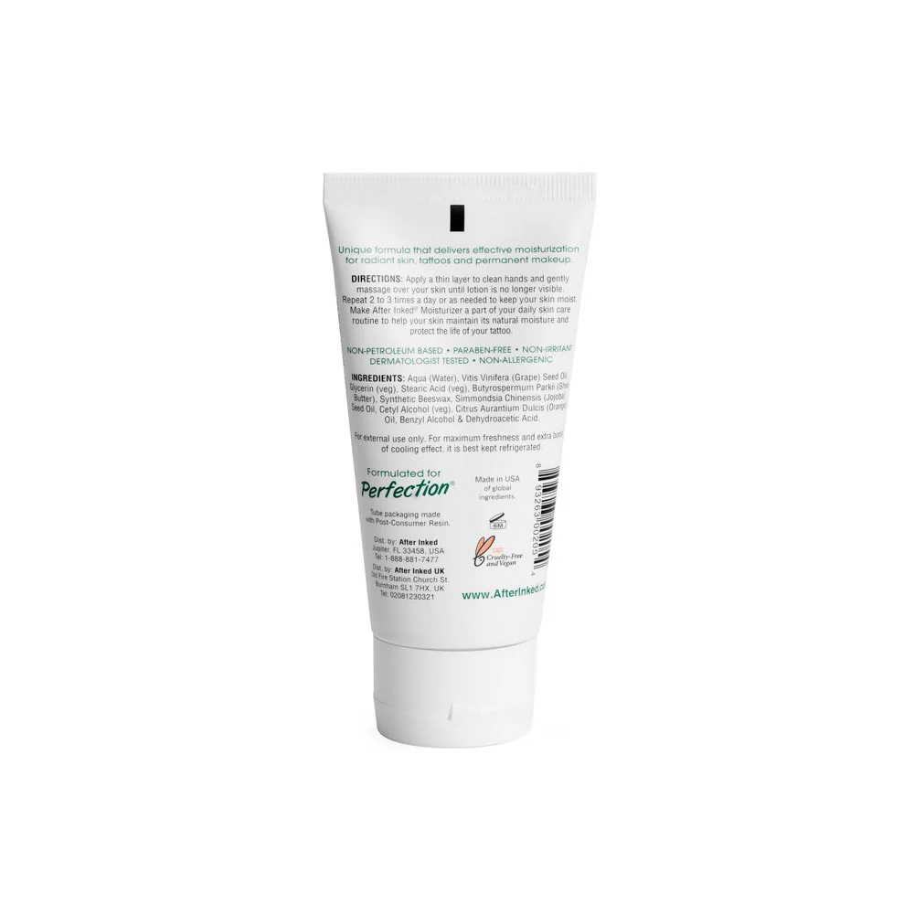 After Inked Tattoo Moisturizer and Lotion — Tattoo Aftercare — 3oz — Case of 12 - Image 3