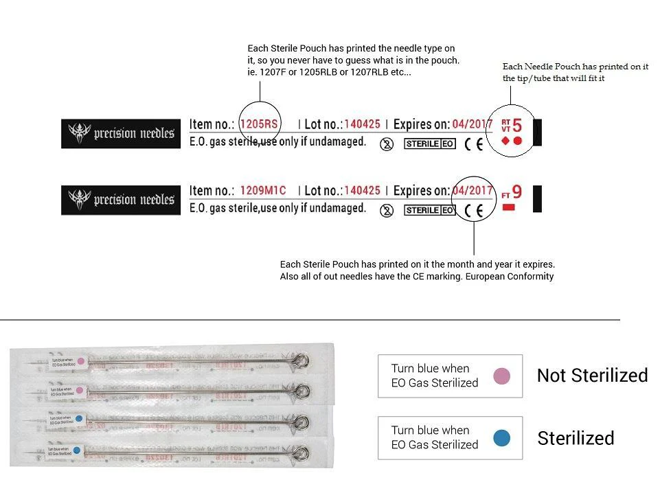 All Precision Tattoo Needles — Choose Your Size and Grouping — Price Per Box - Image 9