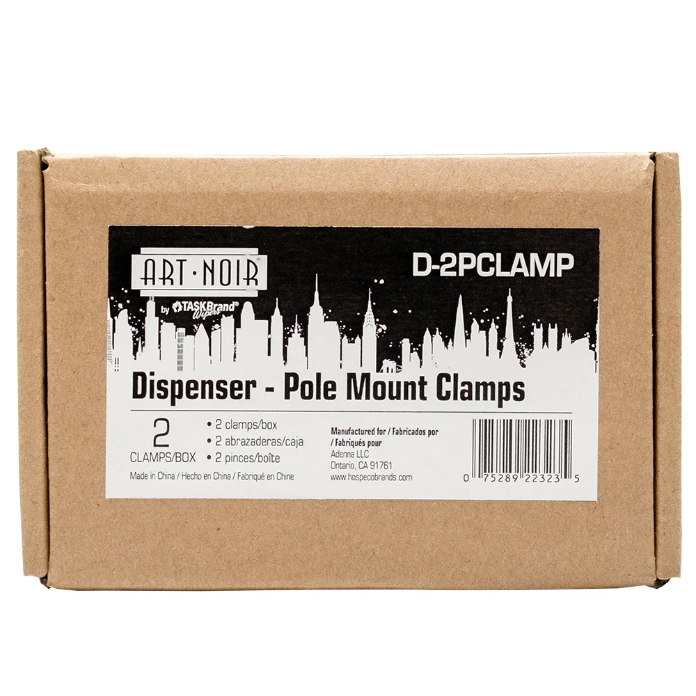 Art Noir Clamp Set for Tattoo Towel Wall Dispenser — Set of 2 - Image 7