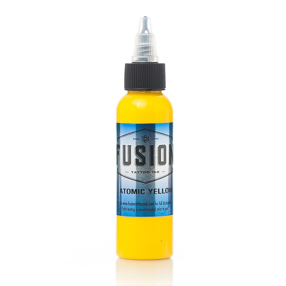 Atomic Yellow — Fusion Tattoo Ink — Pick Size - Image 2