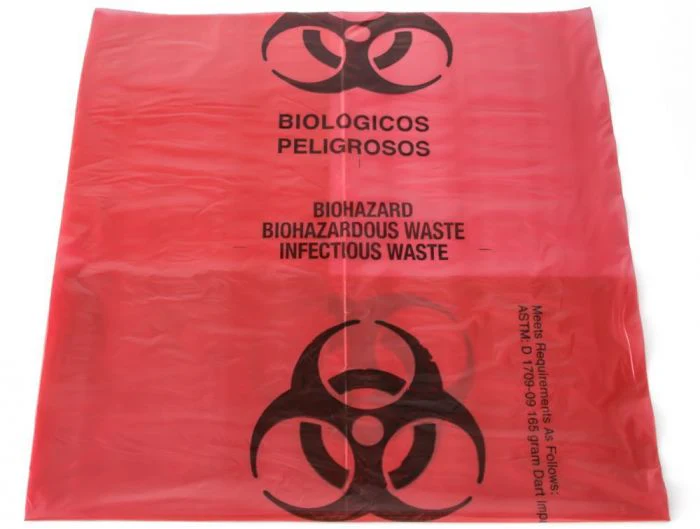 Biohazard Red 10 Gallon Bags — Box of 100 - Image 2