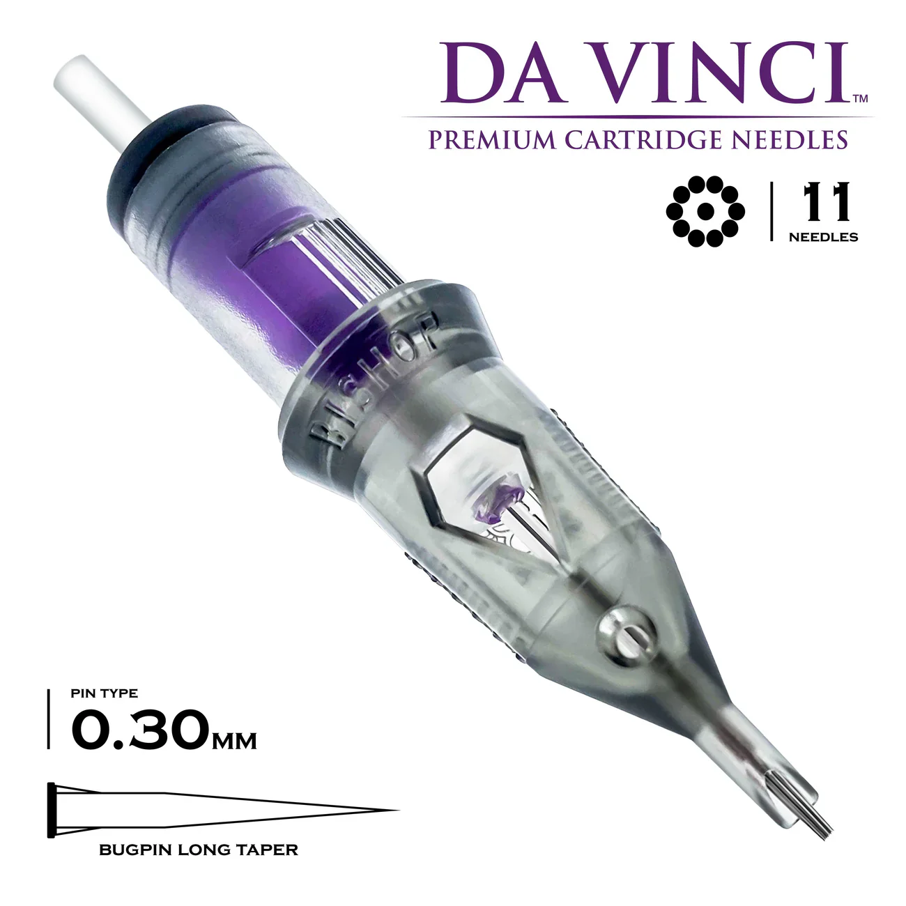 Bishop Da Vinci V2 Tattoo Cartridge Needles — Liners — Box of 20 - Image 20