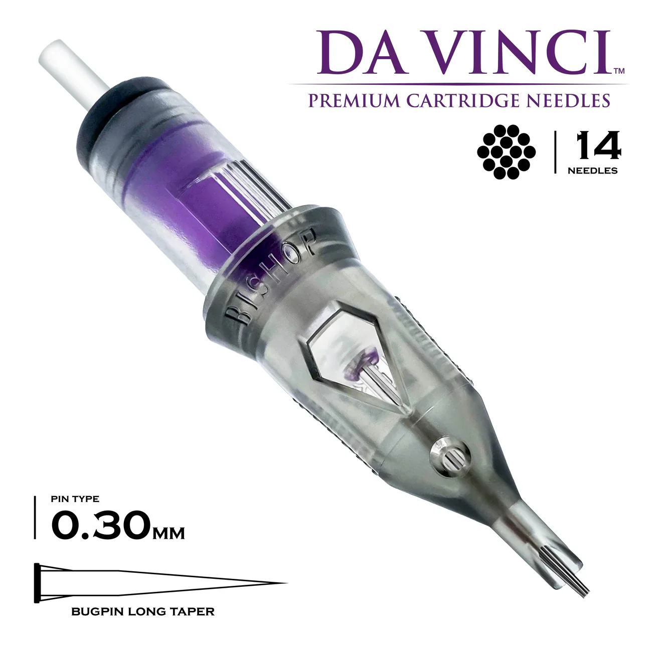 Bishop Da Vinci V2 Tattoo Cartridge Needles — Liners — Box of 20 - Image 22