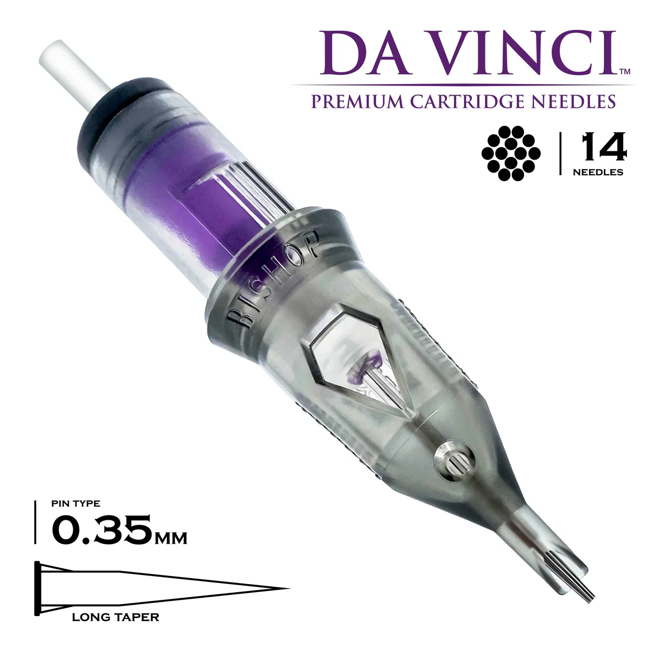 Bishop Da Vinci V2 Tattoo Cartridge Needles — Liners — Box of 20 - Image 23