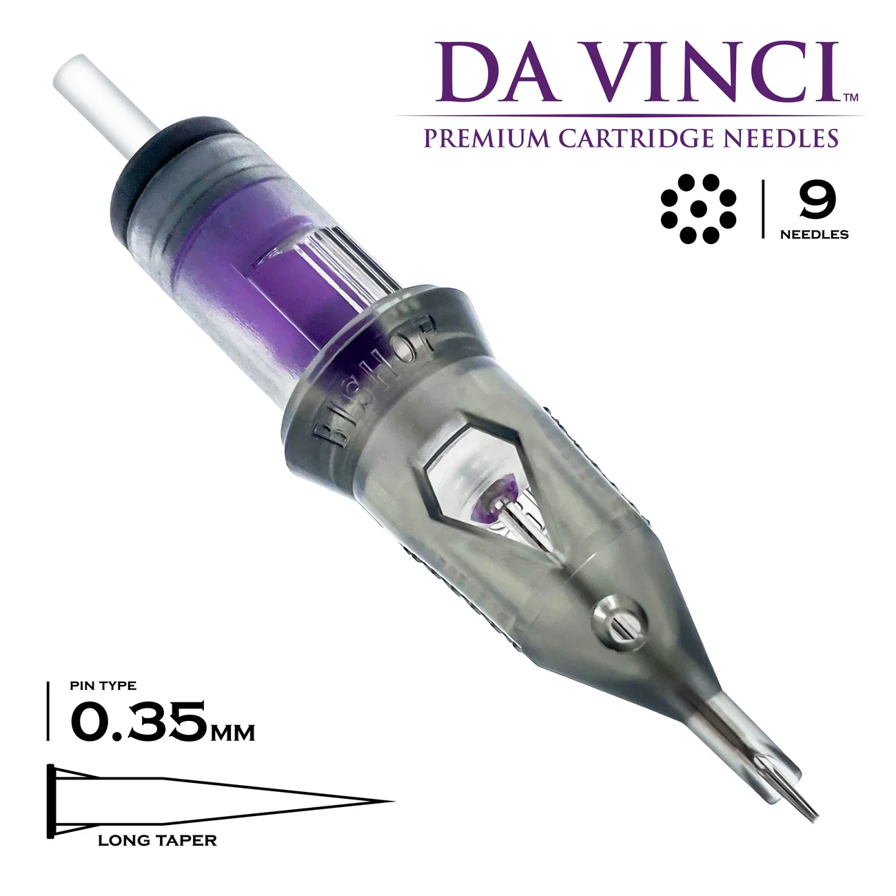 Bishop Da Vinci V2 Tattoo Cartridge Needles — Liners — Box of 20 - Image 5