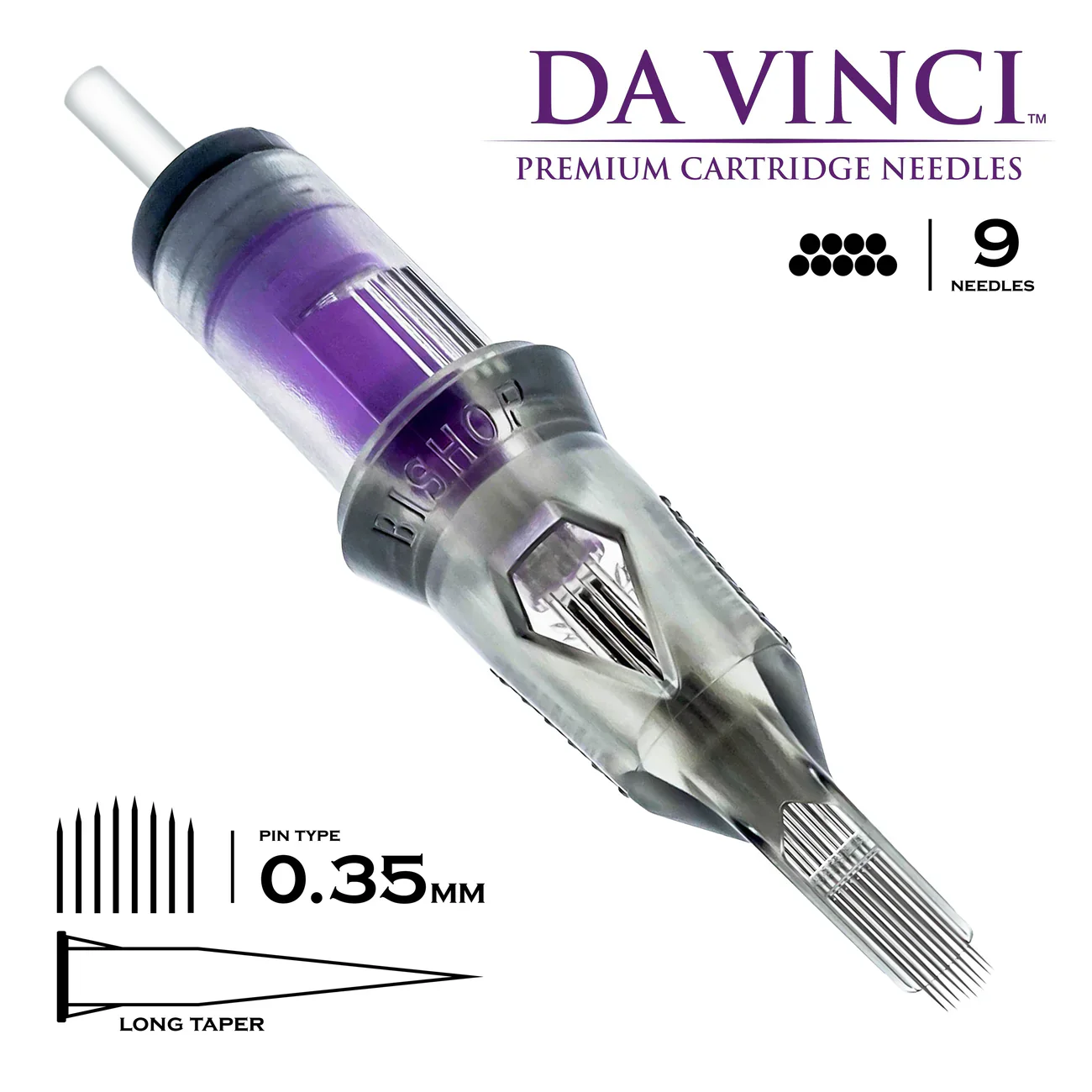 Bishop Da Vinci V2 Tattoo Cartridge Needles — Magnums — Box of 20 - Image 18