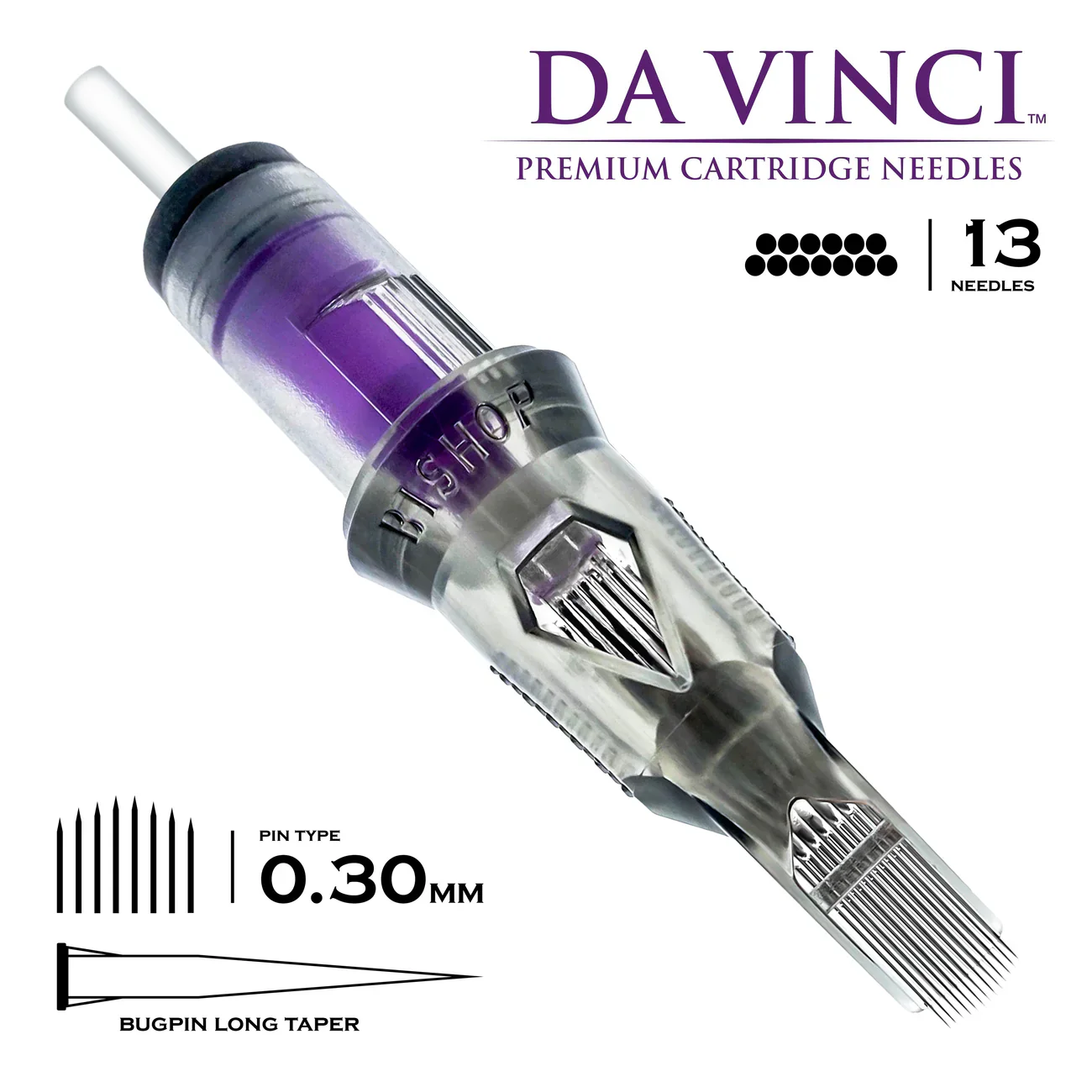 Bishop Da Vinci V2 Tattoo Cartridge Needles — Magnums — Box of 20 - Image 21