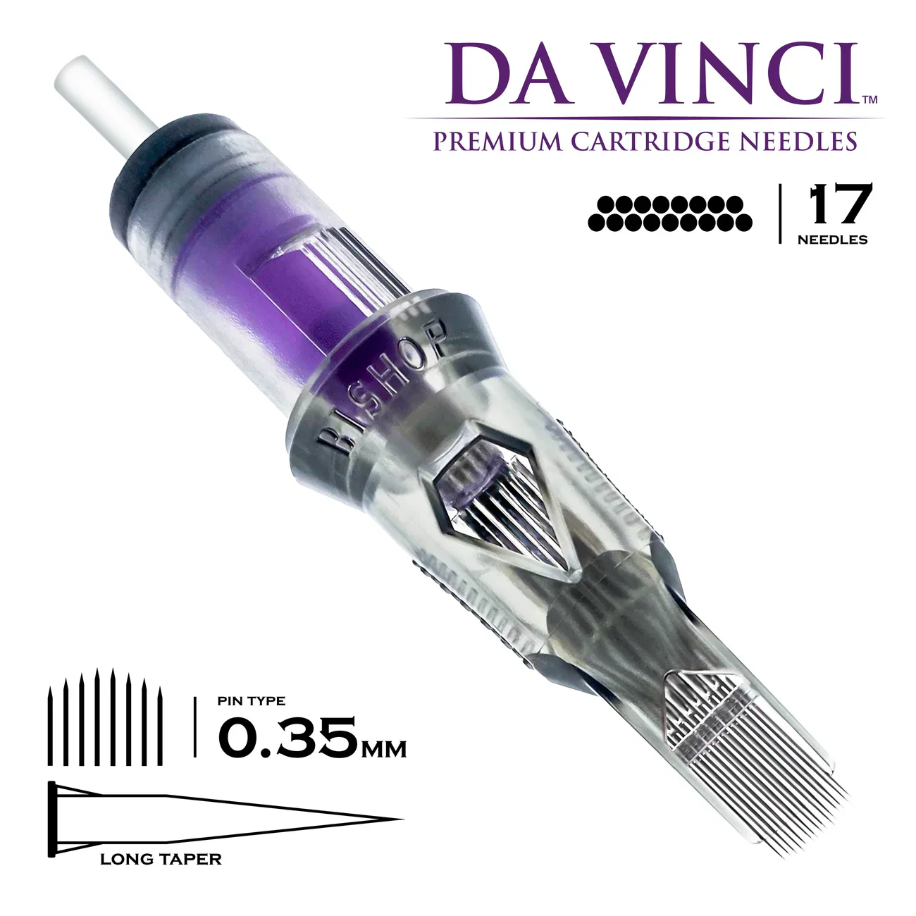 Bishop Da Vinci V2 Tattoo Cartridge Needles — Magnums — Box of 20 - Image 26