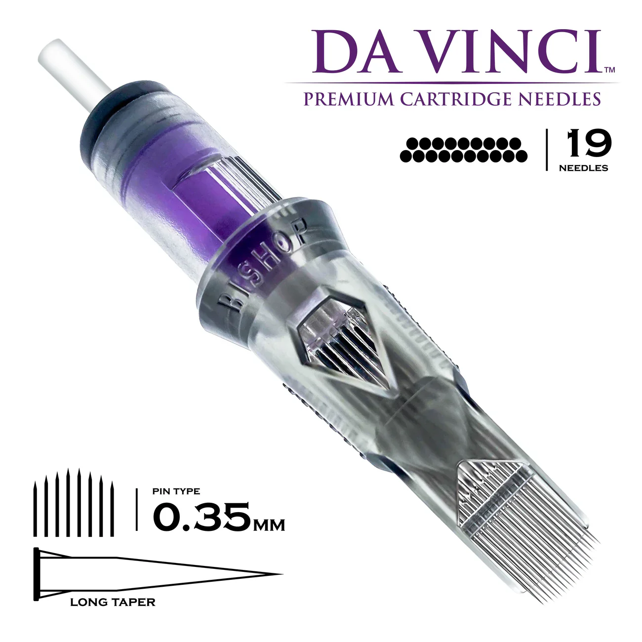 Bishop Da Vinci V2 Tattoo Cartridge Needles — Magnums — Box of 20 - Image 28