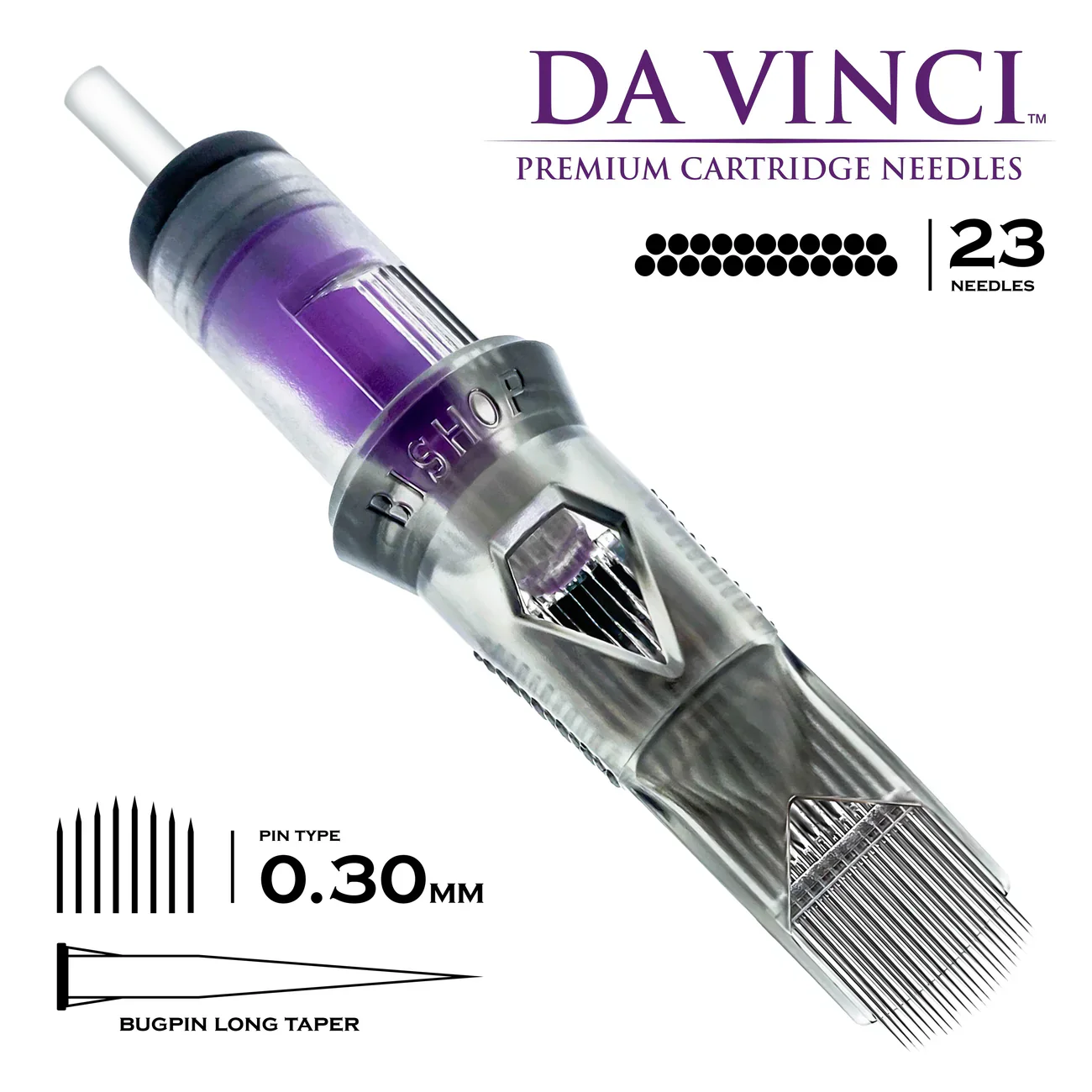 Bishop Da Vinci V2 Tattoo Cartridge Needles — Magnums — Box of 20 - Image 31