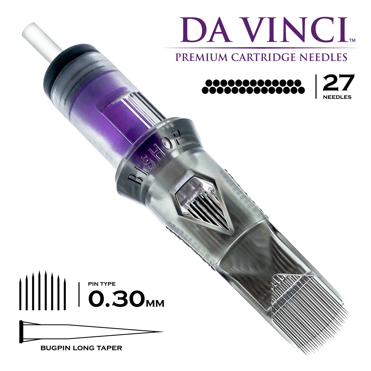 Bishop Da Vinci V2 Tattoo Cartridge Needles — Magnums — Box of 20 - Image 35