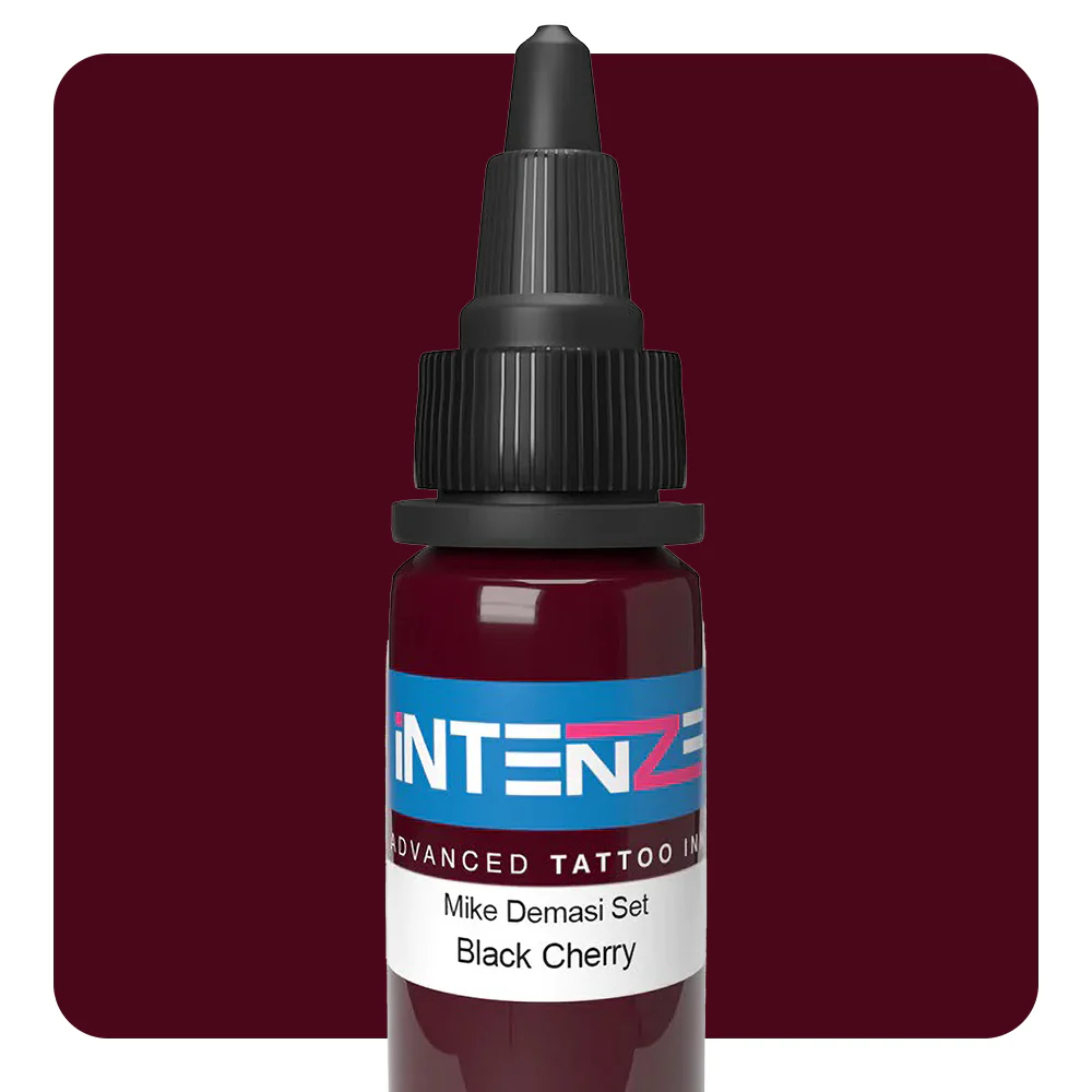 Black Cherry — Mike Demasi Series — Intenze Tattoo Ink — 1oz Bottle