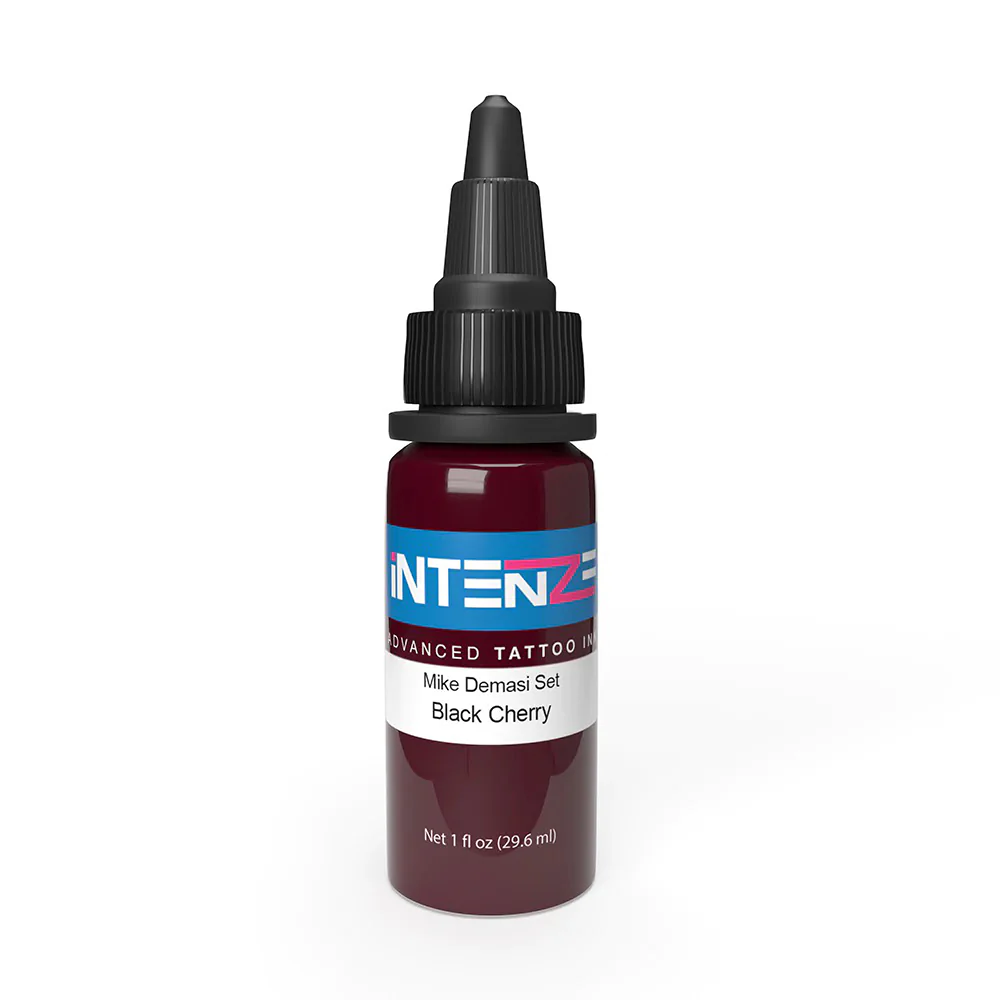 Black Cherry — Mike Demasi Series — Intenze Tattoo Ink — 1oz Bottle - Image 2