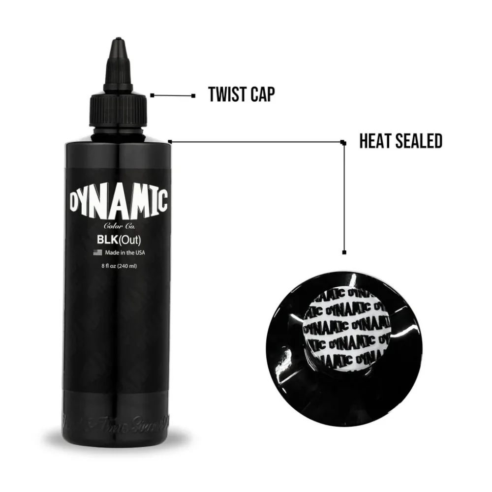 BLKout — Dynamic Tattoo Ink — 8oz Bottle - Image 4