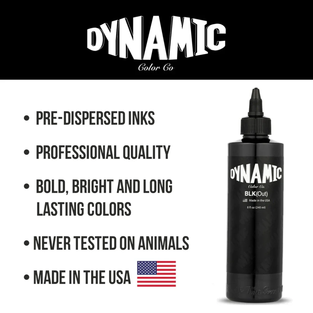 BLKout — Dynamic Tattoo Ink — 8oz Bottle - Image 5