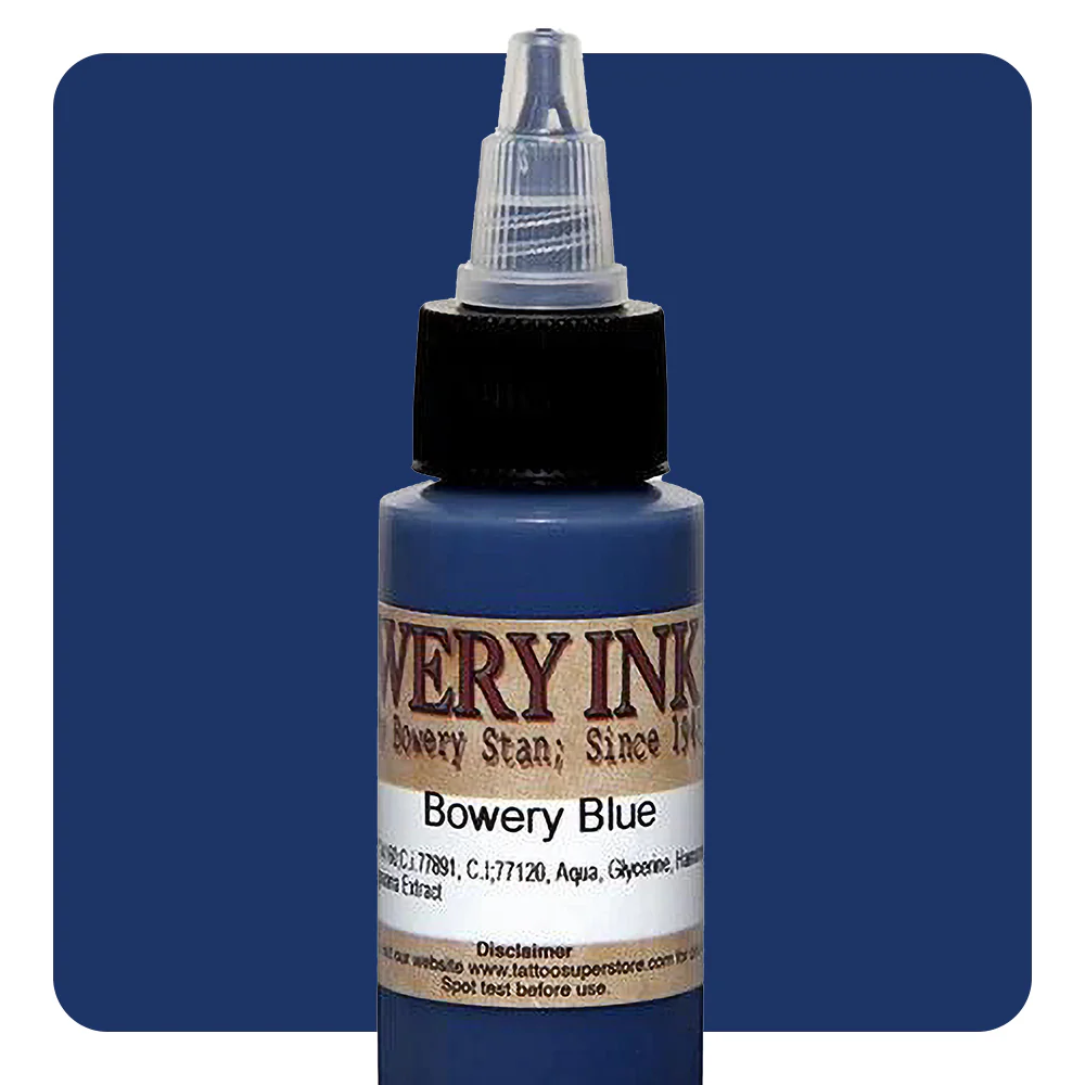 Blue — Bowery Artist Series — Intenze Tattoo Ink — 1oz Bottle
