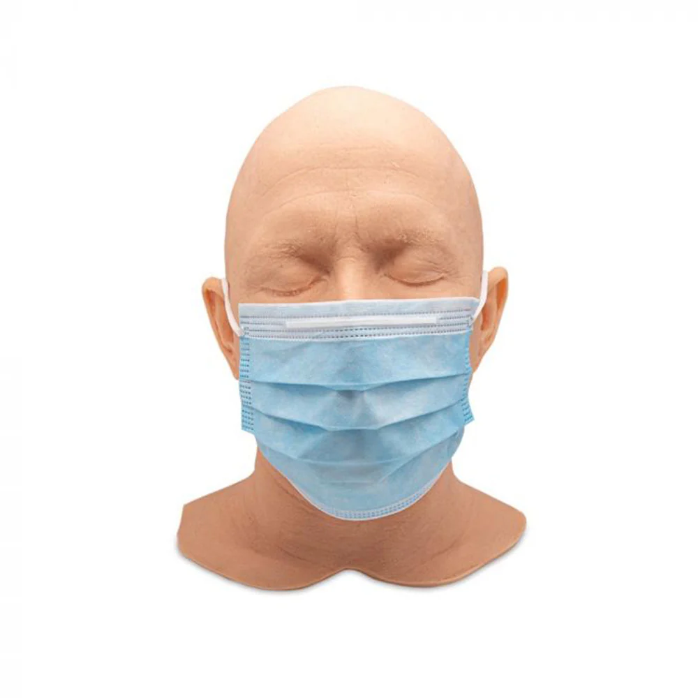 Blue Disposable Face Masks - Box of 50 - Image 2