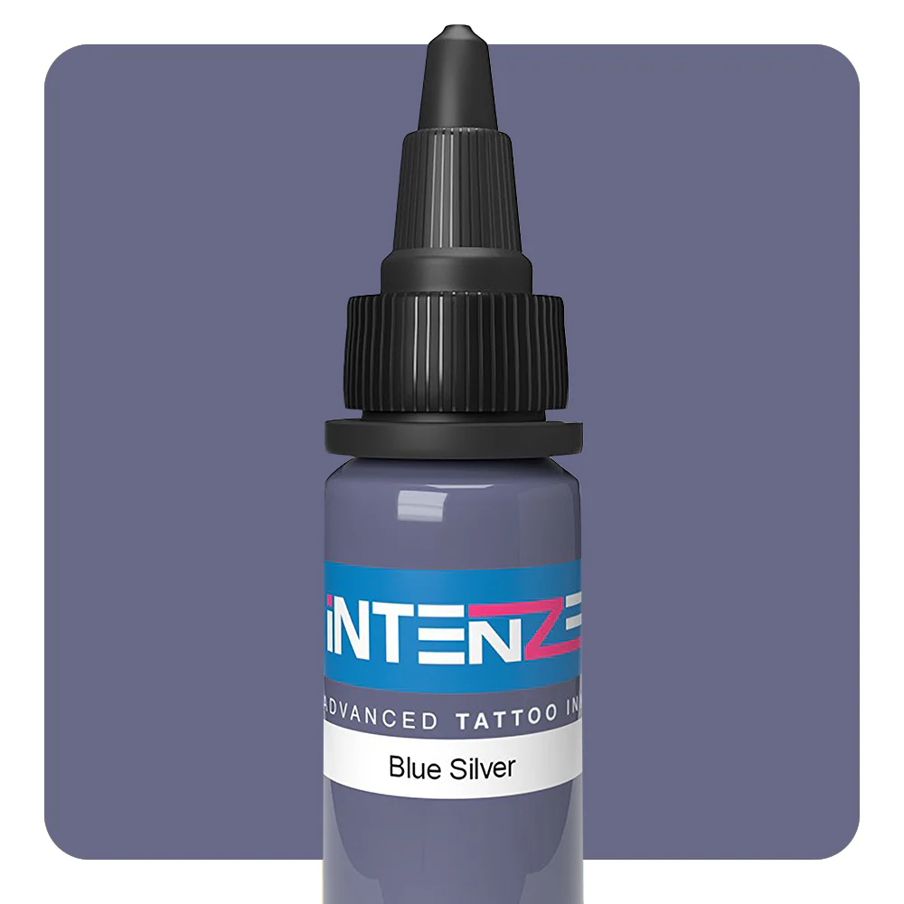 Blue Silver — Intenze Tattoo Ink — Pick Size