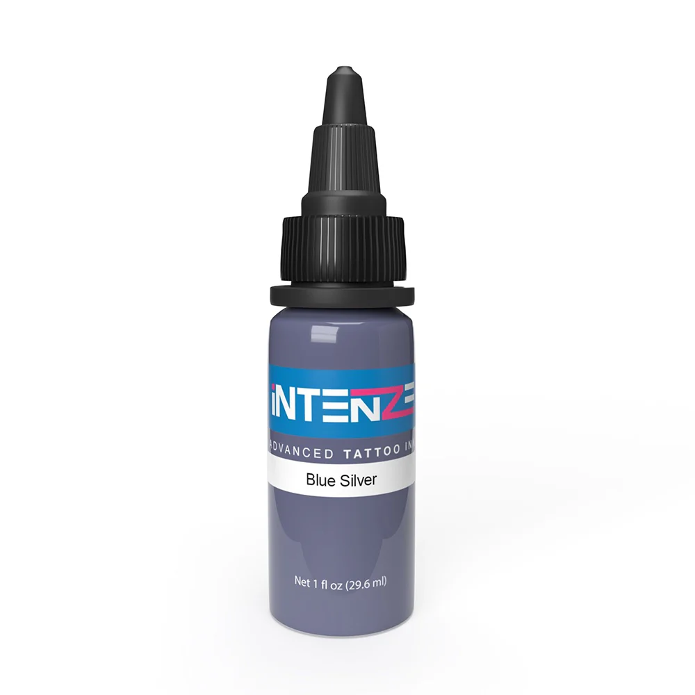 Blue Silver — Intenze Tattoo Ink — Pick Size - Image 2