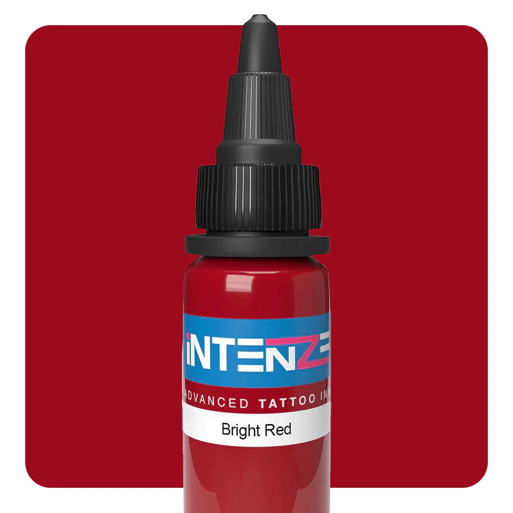 Bright Red — Intenze Tattoo Ink — Pick Size