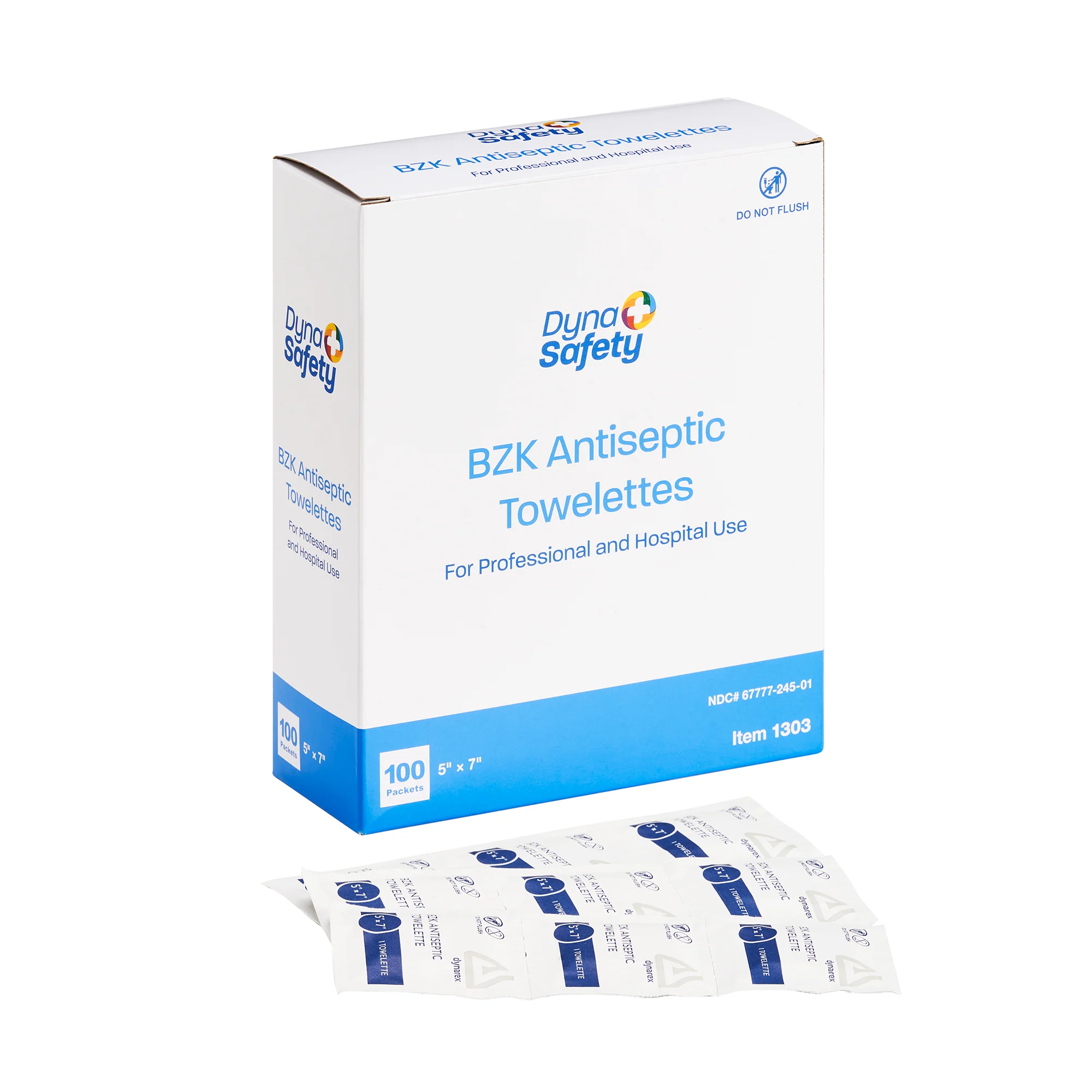 Benzalkonium Antiseptic Towelettes — 5" x 7" — Box of 100 - Image 3