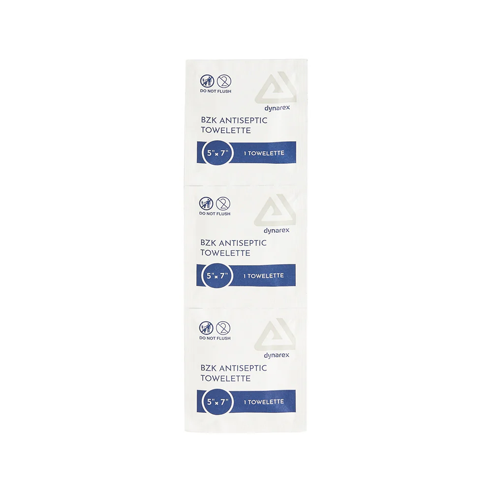 Benzalkonium Antiseptic Towelettes — 5" x 7" — Box of 100 - Image 4